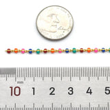 Dainty Colorful Gemstone Chain/Necklace,sku#HX02