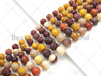 New Cut!!! Natural High Quality Round Latern Cut Mookaite Beads, 8mm/10mm Genuine Mookaite Beads, 15.5'' Full Strand, Sku#U1121