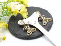 CZ Teddy Bear Earring, Sku#J54