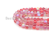 Matte Red Spectrolite Aura Quartz Matte, High Quality in Rou