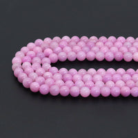 Kunzite Jade Round Smooth Beads, Sku#U1852