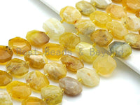 High Quality Natural Yellow Opal Rectangle Faceted Beads, Natural Opal beads, 16x22mm, sku#U653