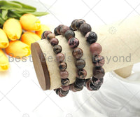 Rhodonite Stretchy Bracelet, Sku#EF36