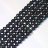 Green Goldstone Round Smooth Beads, Sku#U1764