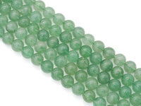 Genuine High Quality Green Strawberry Quartz Round Smooth Beads, 6mm/8mm/10mm, Sku#U1463