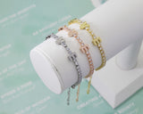 CZ Love Word Bracelet, Sku#B172