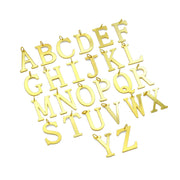 Large Plain Initial Alphabet Letter Charm, SKU#...