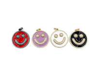 Color Pop Large Smiley Face Pendant, sku#ML41N