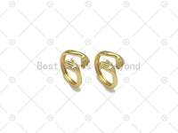 Hands Statement Open Ring, Sku#X279