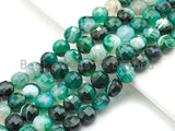 Double Sided Turtle Shell Cut Natural Agate Coin Shape beads, 6mm Flat coin faceted, Natural Gemstone Beads, 15.5" Full strand, Sku#UA02