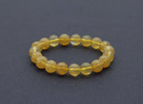 Yellow Quartz Stretchy Bracelet, Sku#EF108