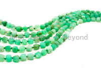 Quality Natural Chrysoprase Faceted Round Beads, 6-8mm Green Gemstone beads,Natural Chrysoprase Beads,15.5inch strand, SKU#U169