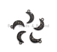 Micro Pave Crescent Moon Charm SKU#B98