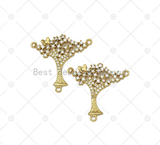 CZ Life Tree Charm, Sku#LK547