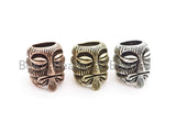 Antique Style Evil Skull Bead, For Paracord EDC Survival Bracelet, Men's Bracelet Beads, Paracord KeyChain Beads,14x16x16mm,1pc,sku#Y125