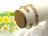 Colorful CZ Cuff Bracelet, Sku#X29