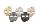 CZ Skull Pendant, Sku#F775