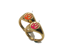 Fire Flame Signet Ring, JD24