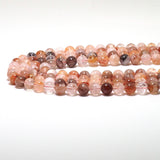 Genuine Red Hematoid Quartz Round Smooth Beads, 6mm/8mm/10mm, Sku#U1598