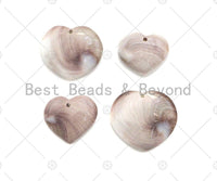 Natural shell Heart Pendant, Necklace White Shell Pendant,,27x30/36x40mm,Sku#YK15