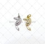 CZ Woodpecker Charm, Sku#JD11