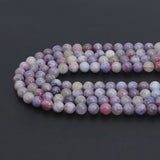Genuine Pink Tourmaline Round Smooth Beads, Sku#U1863