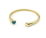 Enamel Open Heart Bracelet,X284