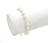 Freshwater Pearl Choker Necklace and Bracelet, Sku#EF250