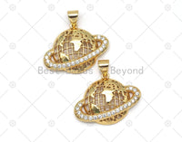 CZ Earth Charm, Sku#LK558