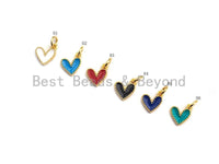 Cute Enamel heart charm