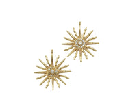 CZ Sunflower Charm, Sku#ZX41