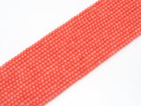 Pink Coral Round Smooth Beads, Sku#U1483