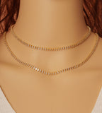 Diamond Gold CZ Adjustable Necklace,sku#JL162