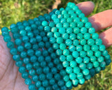 High Quality Genuine Green Blue Russian Amazonite Round Smooth Beads, 5mm/6mm/7mm/9mm Natural Amazonite Beads, 15.5'' Full Strand, SKU#U1202