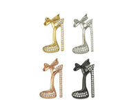 CZ High Heel Charm, Sku#B157