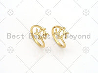 Flower Branch Shape Adjustable Ring, Sku#X216