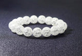 Crack Quartz Stretachy Bracelet, Sku#EF96