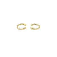 Gold Twisted Hoop Ear Cuff, Sku#LX315