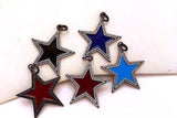 Large Enamel Colorful Star Shape Pendant, sku#F622