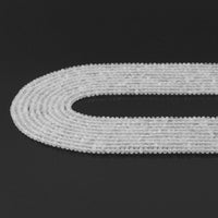 Genuine Moonstone Faceted Rondelle Beads, Sku#U1629