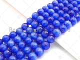 Special Cut Navy Blue Cat's Eye Round Faceted Beads, 6mm/8mm/10mm/12mm Round Faceted, 15.5'' Full Strand, Sku#UA198