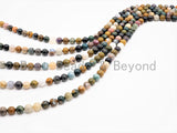 Quality Natural Ocean Jasper beads, Smooth Round 6mm/8mm/10mm Natural Gemstone beads, 15.5inch strand, SKU#U296