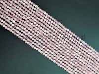 High Quality Natural Faceted Round Rose Quartz beads, 2mm/3mm/4mm Pink Gemstone beads, Sparkly Rose Quartz Beads, 15.5inch strand, SKU#U357