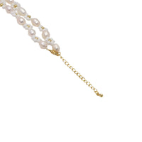 White Pink Pearl Flower Necklace,sku#EF281