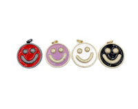 Color Pop Large Smiley Face Pendant, sku#ML41N