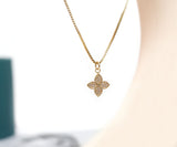 CZ Flower Charm, Sku#ZX57