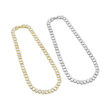 Rectangle CZ Link Chain Bracelet/Necklace, sku#A111