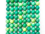 Genuine Green Opal Smooth Round Beads, Sku#U181