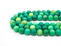 Genuine Green Opal Smooth Round Beads, Sku#U181