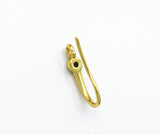 Round CZ Earring Hook, Earring Component, Sku#JD34